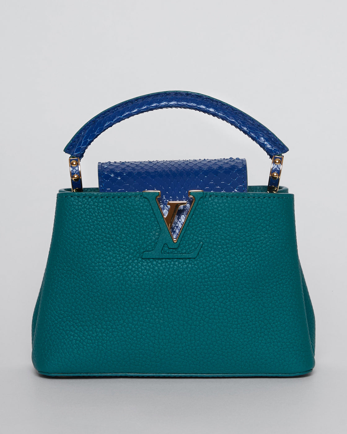 Louis Vuitton - Authenticated Capucines Handbag - Leather Beige Plain for Women, Very Good Condition