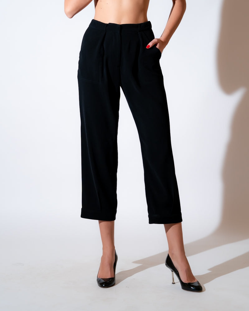 Black Tailored Trousers