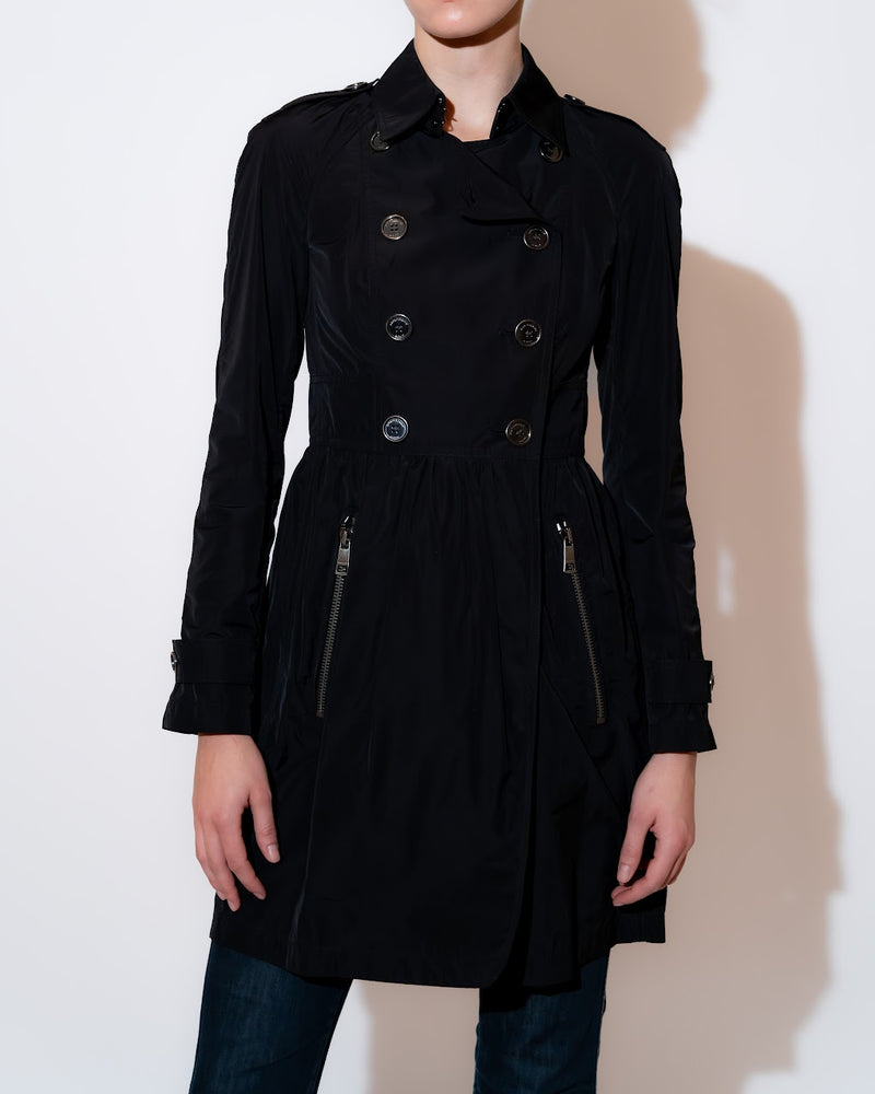 Burberry Brit Black Taffeta Anorak