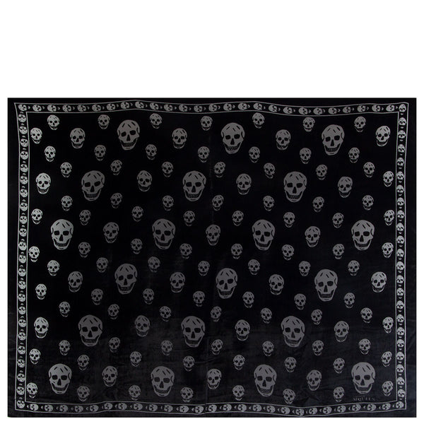 ALEXANDER McQUEEN Skull Devore Velvet Scalf