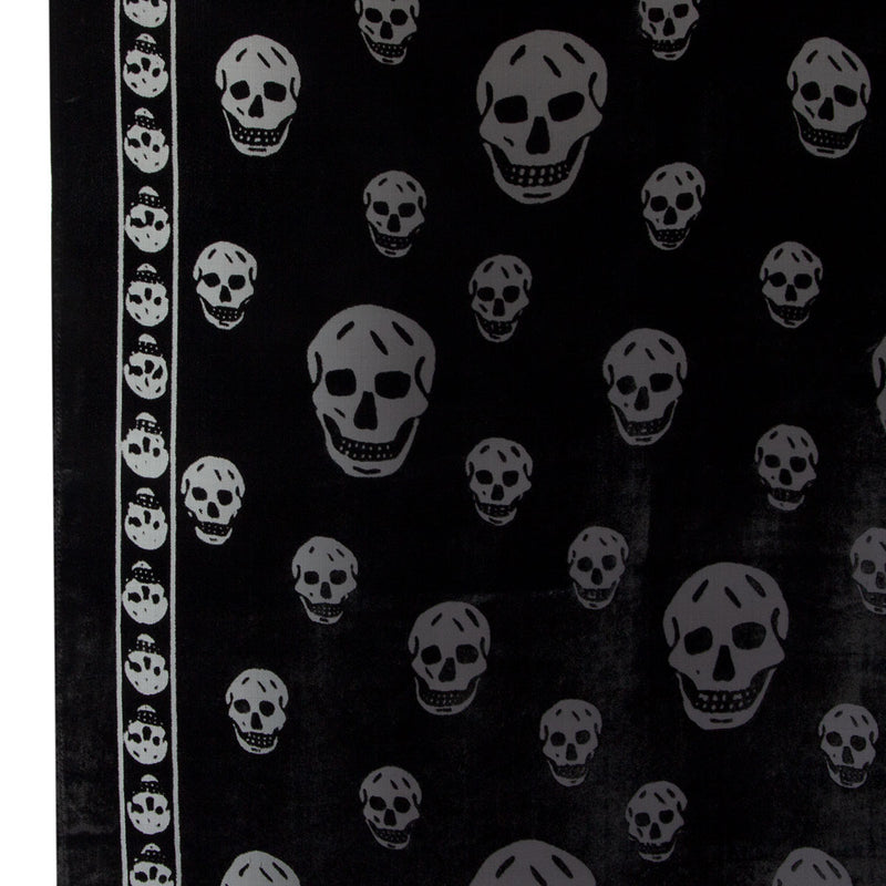 ALEXANDER McQUEEN Skull Devore Velvet Scalf