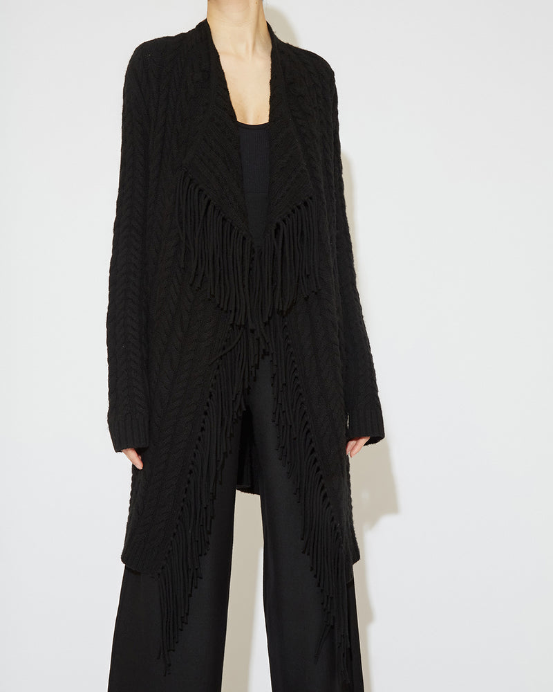 Black Cashmere Cardigan