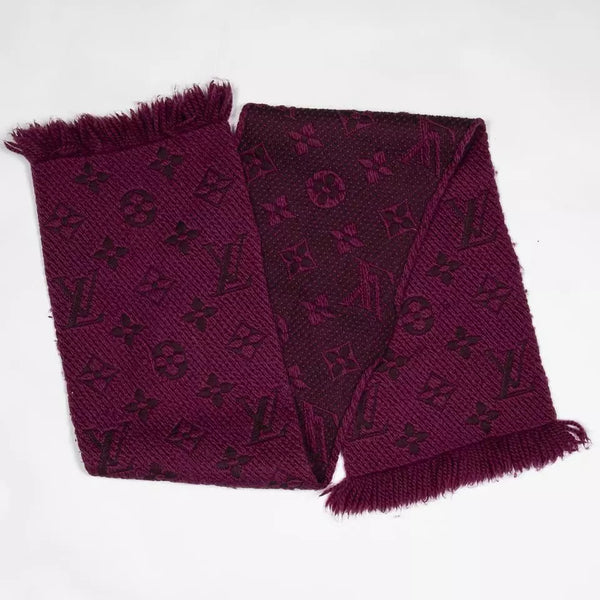 Monogram Wool Long Scarf