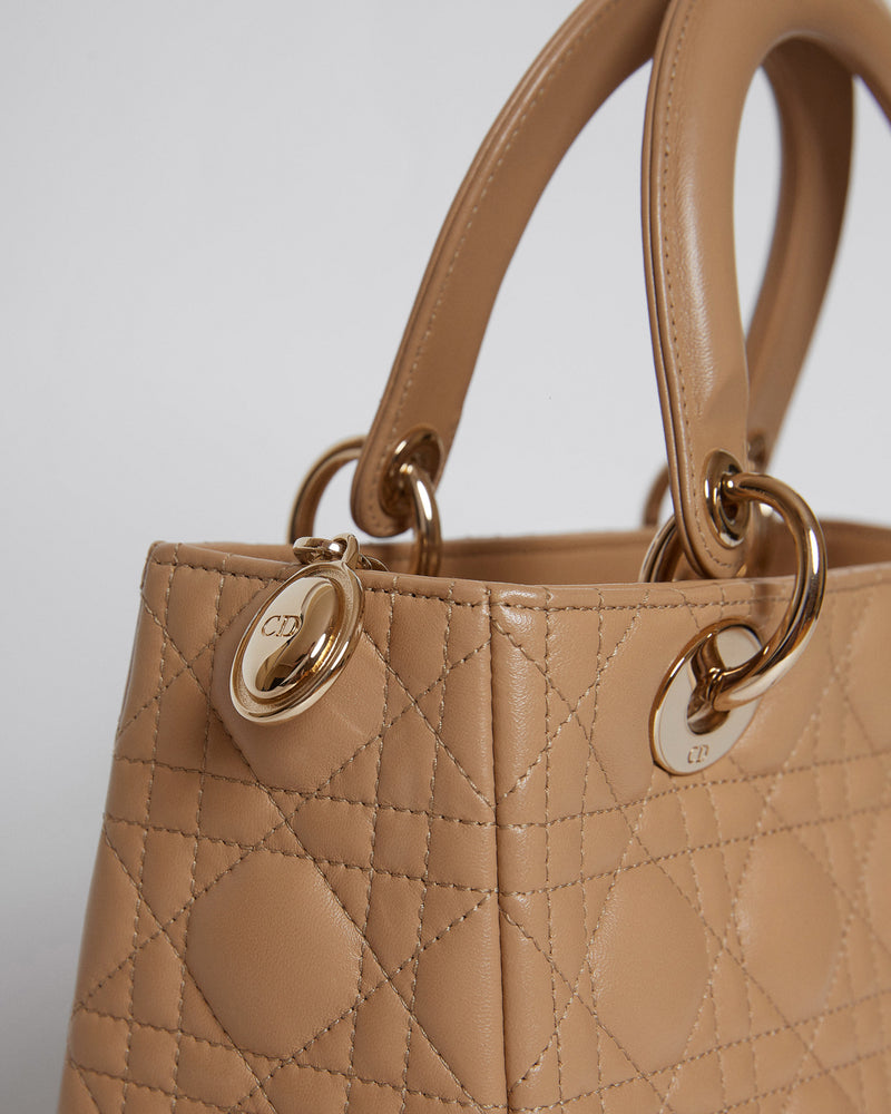 Dior lady bag beige shop