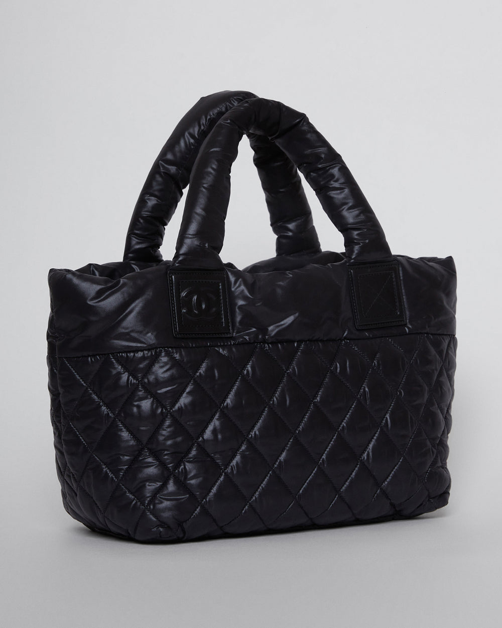 BLACK COCO COCOON QUILTED PUFFER HANDBAG – THE MODAOLOGY
