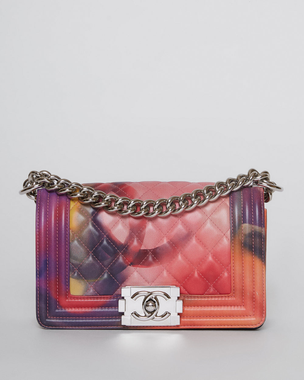 Chanel flower power boy bag on sale