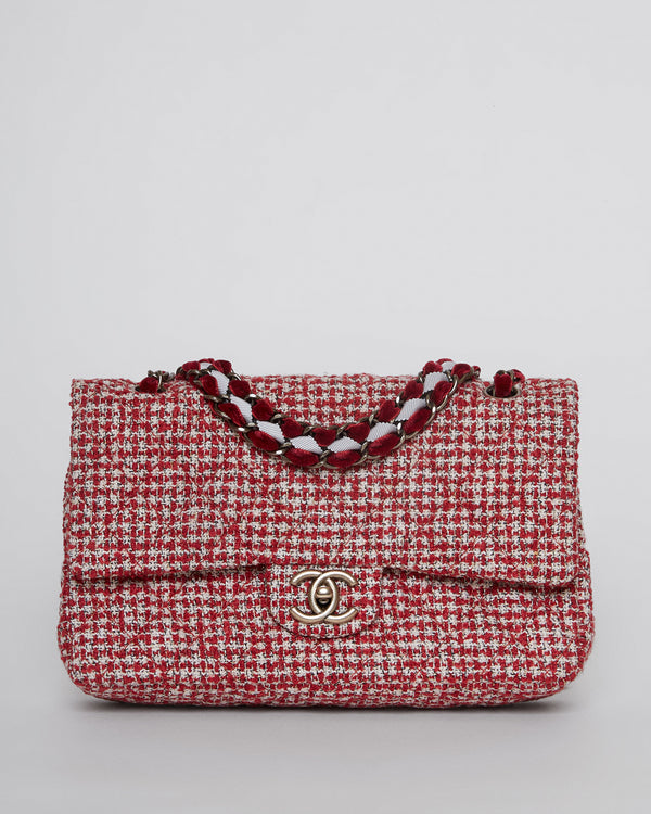 Timeless Classic Red Tweed Bag