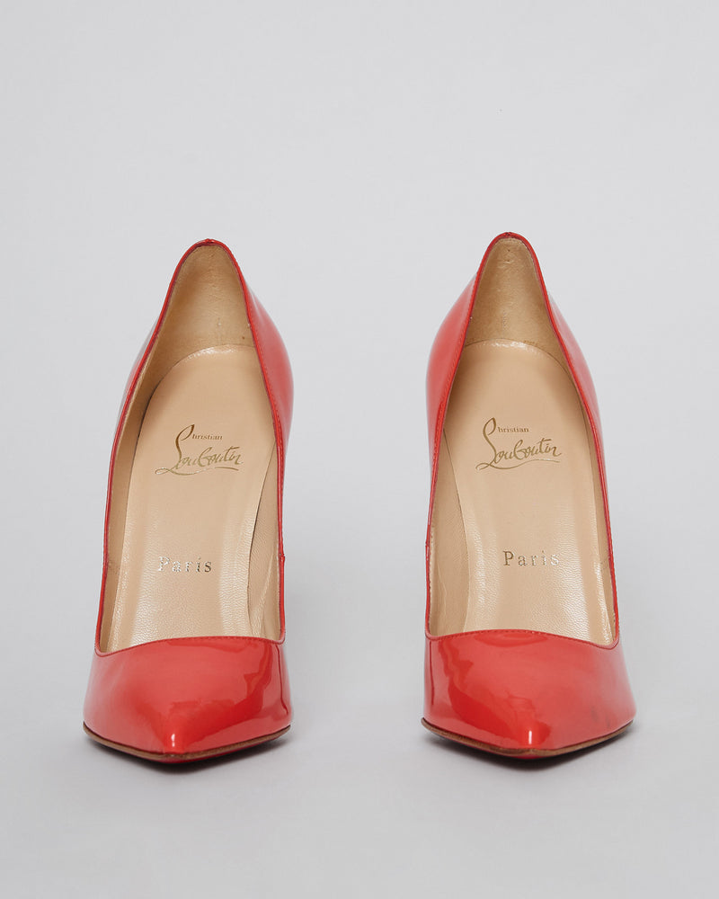 So Kate coral red patent leather heels – THE MODAOLOGY