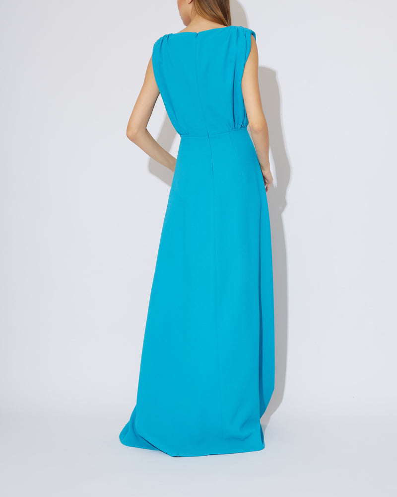 RESORT 2018 BLUE MAXI DRESS