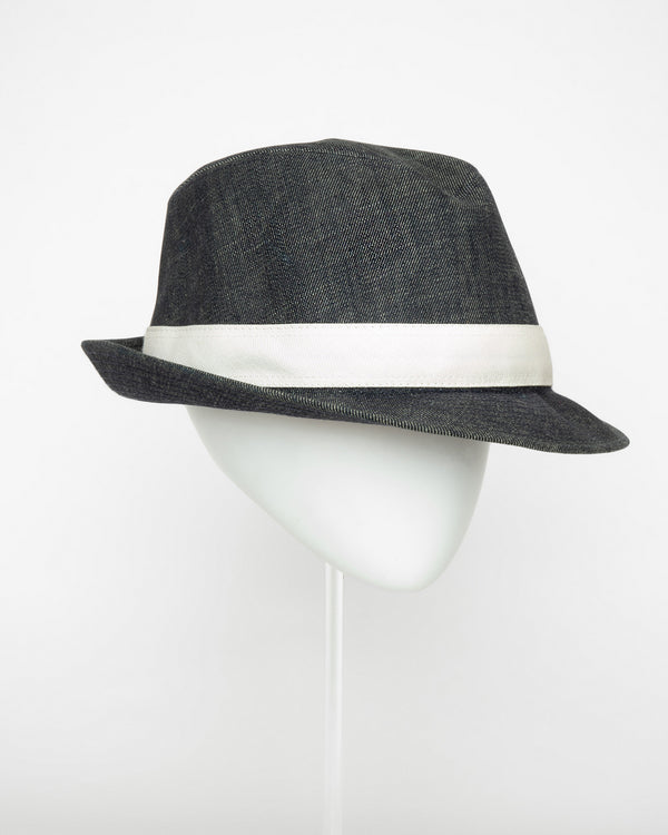 Denim Trilby Hat