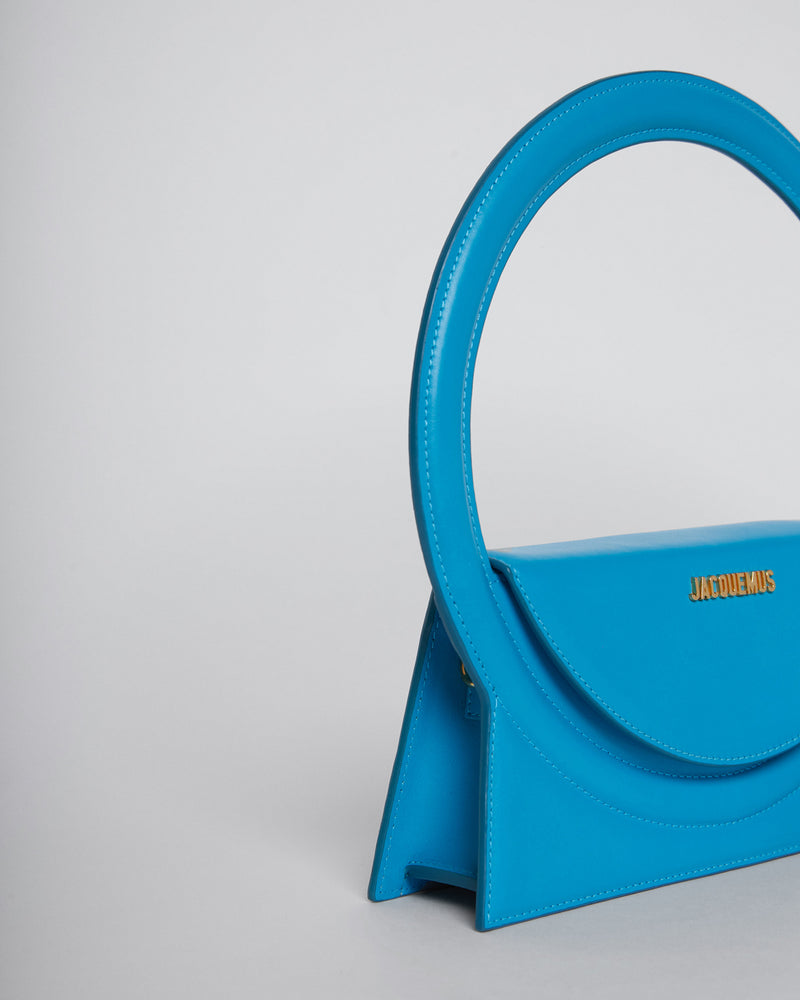 Turquoise Rond Leather bag