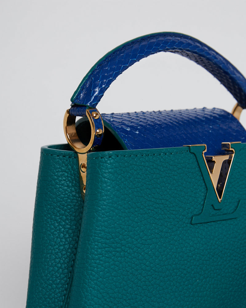 Louis Vuitton Capucines Mini, Blue, One Size