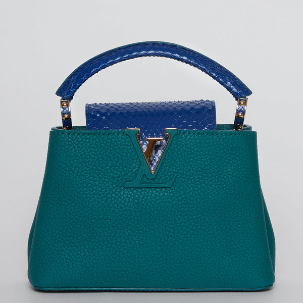 Capucines Mini Handbag in Emeraude Green – THE MODAOLOGY