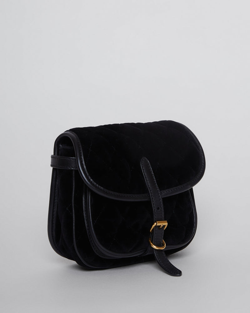 Corsaire Quilted Velvet Belt Bag